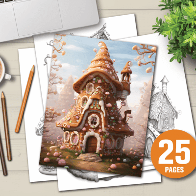 Ginger Bread Fairy Houses