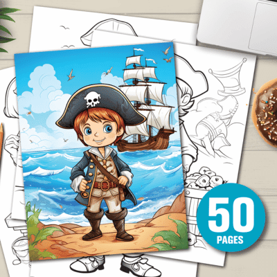 Pirates Colouring Book
