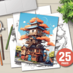 Japanese Style Fairy Houses